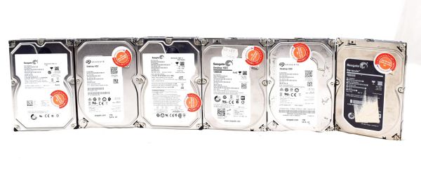 6 x SEAGATE HDD 1TB 7200upm 3,5" SATA interne Festplatte, 242191