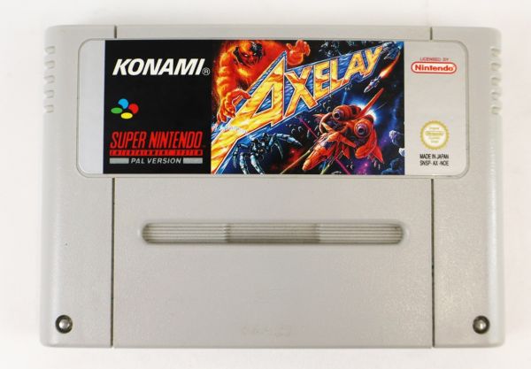 Super Nintendo Axelay nur Spiel Model SNSP AX NOE 251082