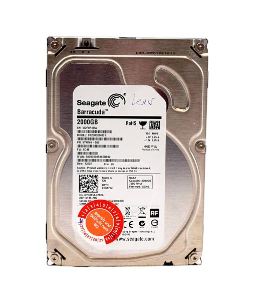 SEAGATE Barracuda 3TB 3,5" HDD 7200upm interne Festplatte, 242327