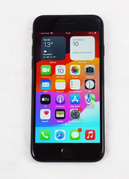 Apple iPhone SE2020 64 GB Black ohne Simlock, 240901