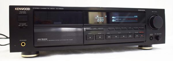 KENWOOD Stereo Cassette Deck (2 Motoren) KX 5530 242290