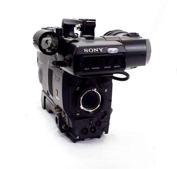 SONY Kamerakopf mit Viewfinder und Studioaufsatz, Bastlerware, 242171