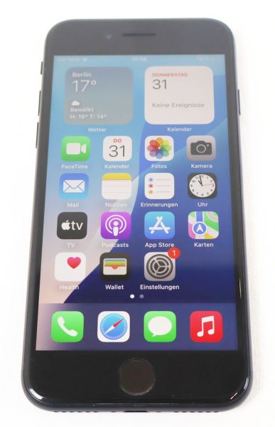 Apple iPhone SE 2022 64 GB Mitternacht ohne Simlock, 251298 