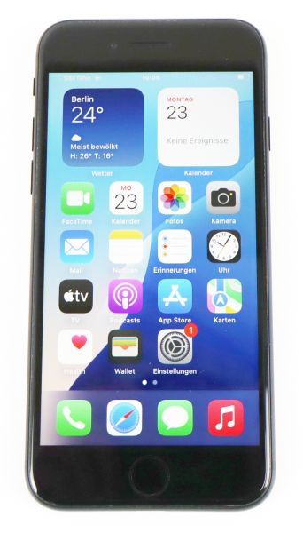 Apple iPhone SE 2020 64 GB Schwarz ohne Simlock, 250976