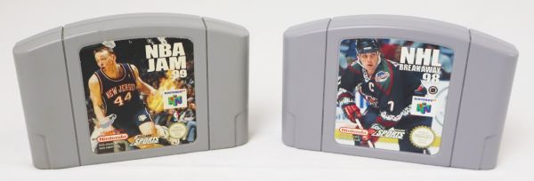 Nintendo 64 Spiele 2x NBAJam99 NHL Breakaway98 Model NUS006EUR 251221