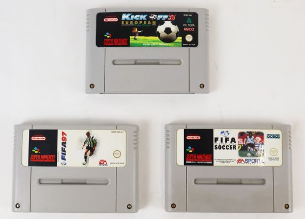 Super Nintendo Spiele3x FIFA97 FIFA International Soccer Kick OffEuropean 251086