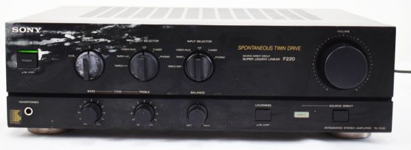 SONY Spontaneous Twin Drive Integrated Stereo Amplifier TA-F220 251056