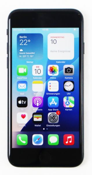 Apple iPhone SE 2020 64 GB Schwarz ohne Simlock Akkukapazität 94%, 251119