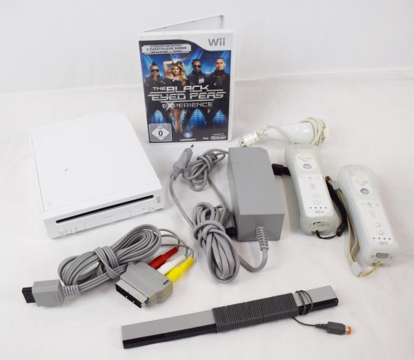 NINTENDO WII 2x Controller The Black Eyed Peas Experience RVL001EUR 241801