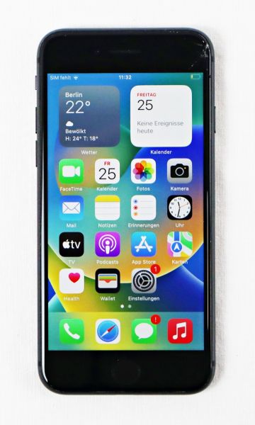 Apple, iPhone 8, 64 GB, Space-Gray, ohne Simlock,Akkukapazität 88%, 251237