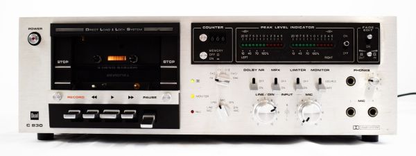 DUAL Direct Lock & Load System Stereo Cassette Deck C 830 251236