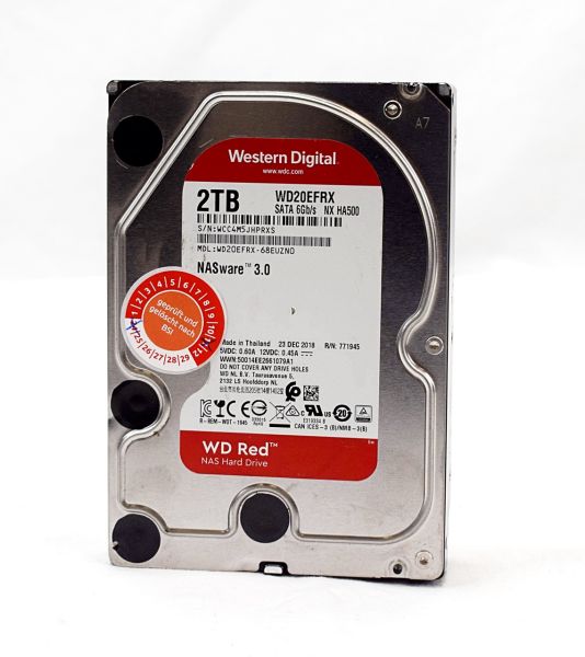 Western Digital HDD 2TB RedSeries 7200Upm SATA 3,5" WDEFRX, 242324