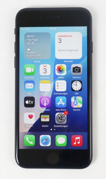 Apple iPhone SE 2020 64 GB Schwarz ohne Simlock, 251053 