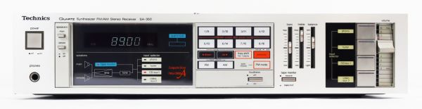 TECHNICS FM AM Stereo Receiver SA 350, 251174