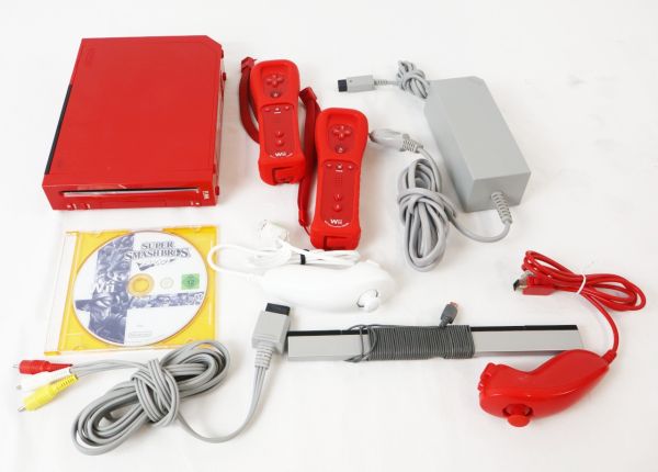 Nintendo WII 2x Controller Super Smash Bros Model RVL001EUR 251251