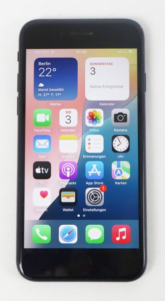 Apple iPhone SE 2020 64 GB Schwarz ohne Simlock, 251050